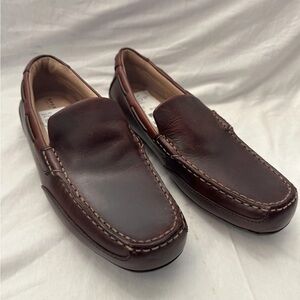 New Sperry Venetian Dark Brown Leather Slip-On Loafers 8